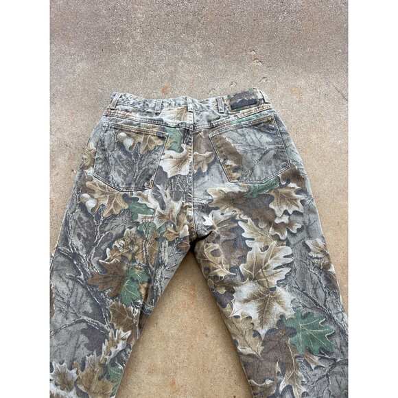 Vintage Mossy Oak Camouflage Mens Lined Hunting Pants  W3 - Picture 8 of 10